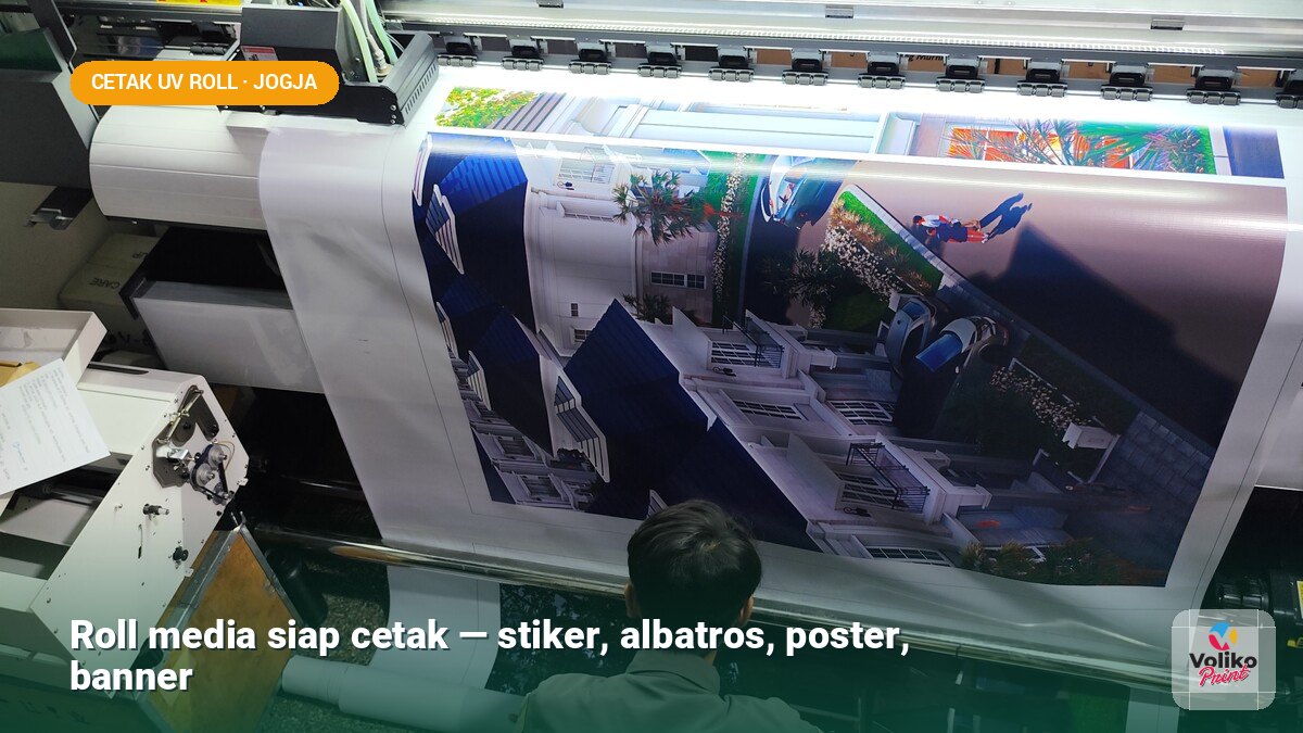 cetak uv roll meteran - roll media stiker albatros poster banner