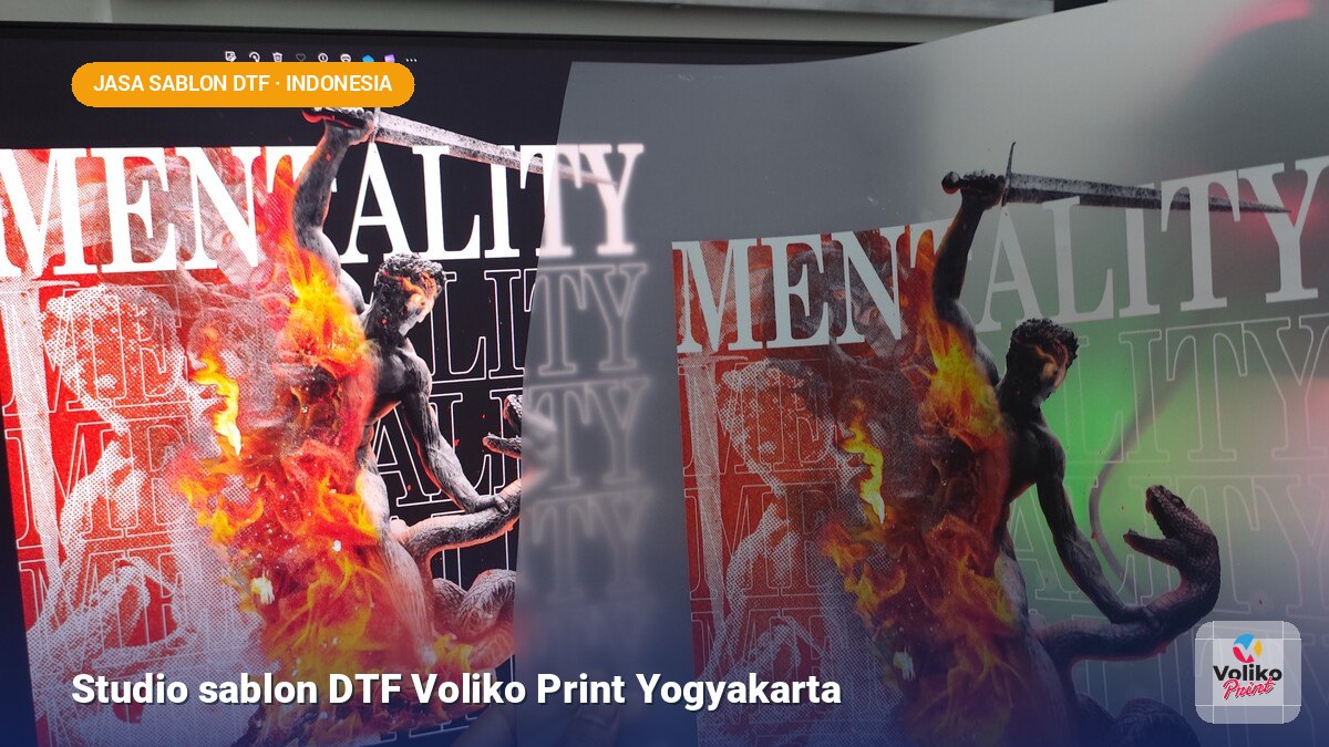 jasa sablon dtf jogja - studio Voliko Print Yogyakarta