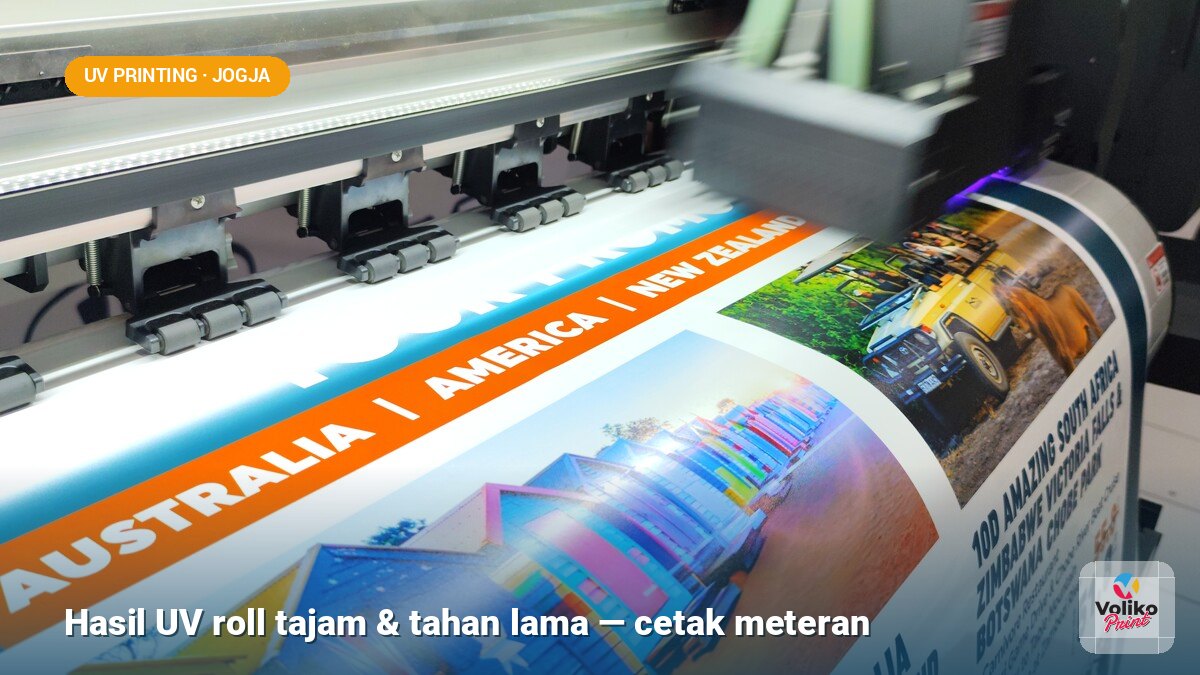uv printing termurah - hasil UV roll tajam tahan lama cetak meteran